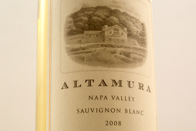 Altamura Sauvignon Blanc Napa Valley 2008
