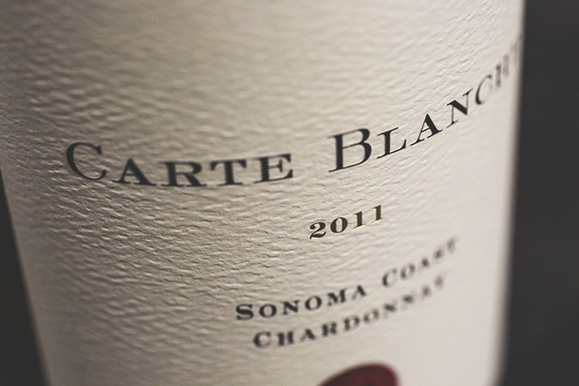 Carte Blanche Chardonnay Sonoma Coast 2011