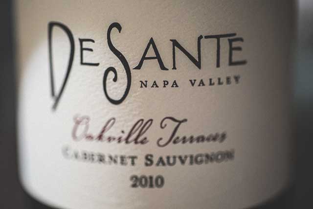 De Sante Cabernet Sauvignon Oakville Terraces 2010