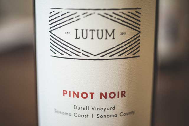 Lutum Pinot Noir Durell Vineyard 2012