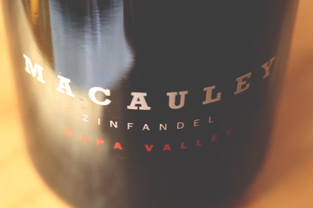 Macauley Zinfandel Napa Old Vine 2012