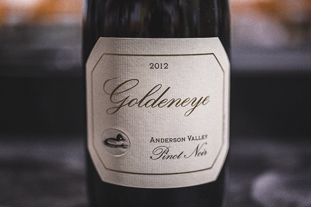 Goldeneye Pinot Noir Anderson Valley 2012